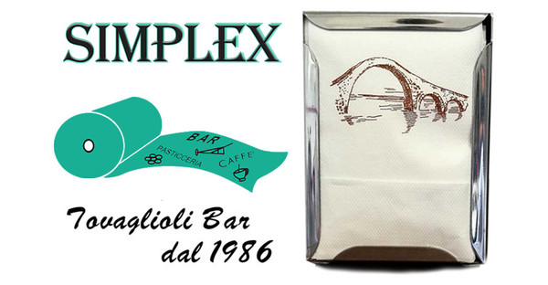 Cartotecnica SIMPLEX - Produzione Tovagliolini Bar dal 1986 - Borgo a Mozzano (LUCCA) 